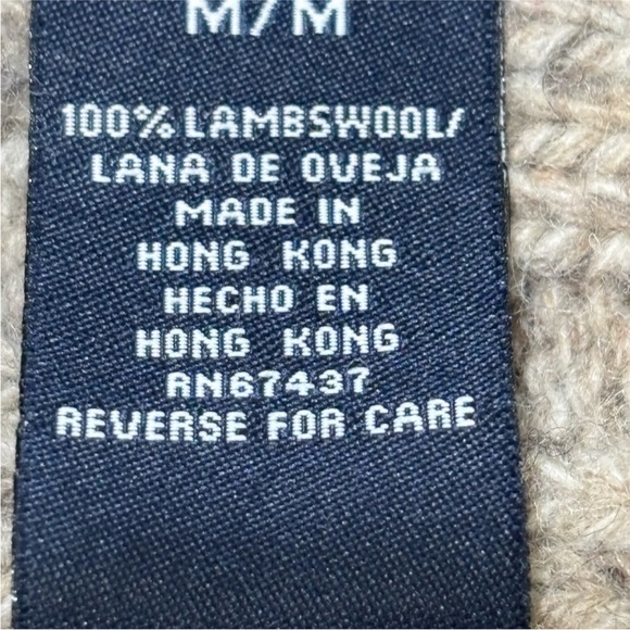 Polo Ralph Lauren 100% lambs wool sweater cardigan - Picture 11 of 13